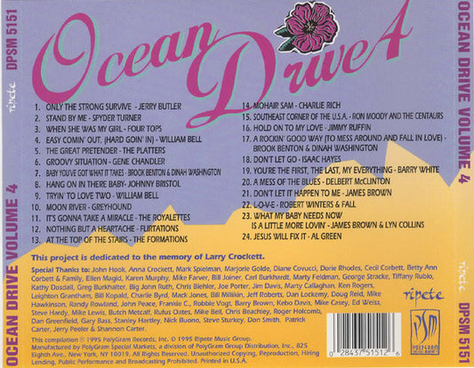 Various : Ocean Drive 4 (CD, Comp, PMD)