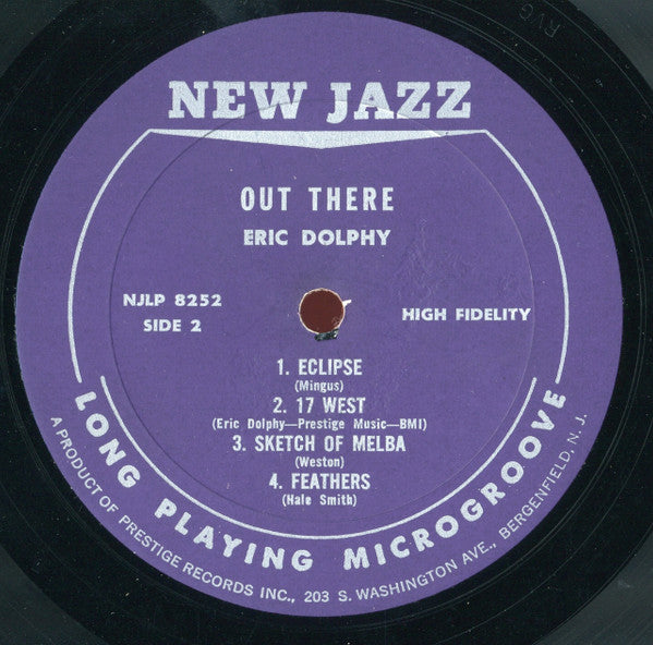 Eric Dolphy : Out There (LP, Album, Mono, RP, No )