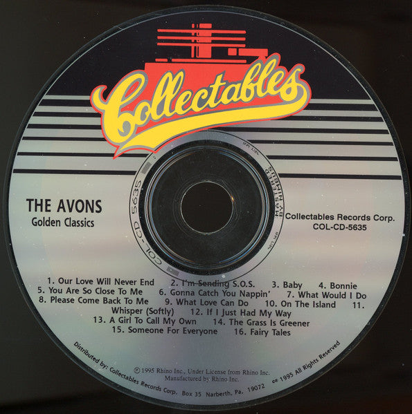 The Avons (6) : Golden Classics (CD, Comp)