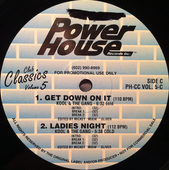 Various : Club Classics Volume 5 (2x12", Comp, Promo)