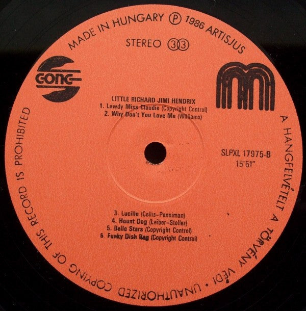 Little Richard & Jimi Hendrix : Little Richard & Jimi Hendrix (LP, Album)