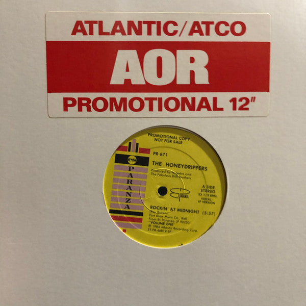 The Honeydrippers : Rockin’ At Midnight (12", Promo)