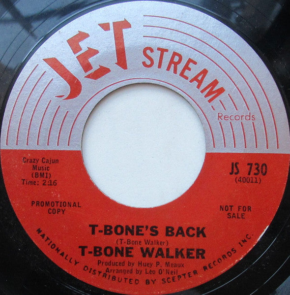 T-Bone Walker : She's A Hit / T-Bones Back (7", Single, Promo, Styrene)