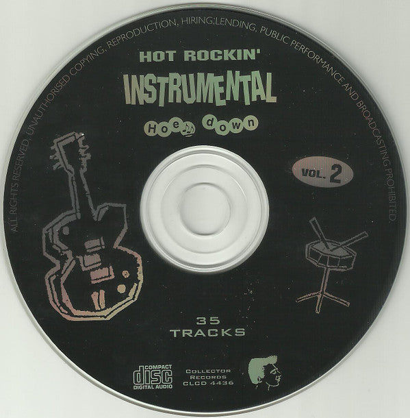 Various : Hot Rockin' Instrumental Hoe Down Vol. 2 (CD, Comp, RM)