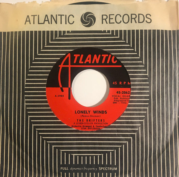 The Drifters : Lonely Winds (7", Single)