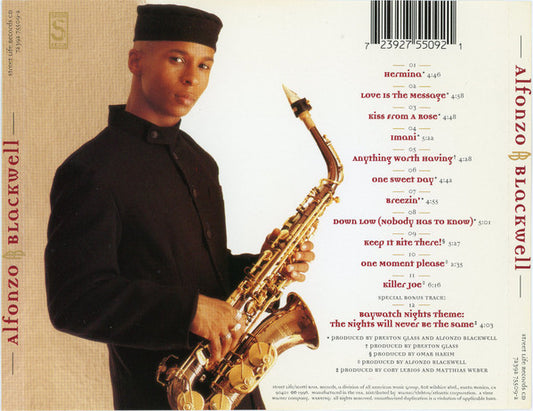 Alfonzo Blackwell : Alfonzo Blackwell (CD, Album)