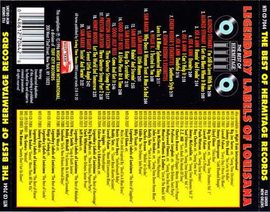 Various : The Best Of Hermitage Records (CD, Comp)