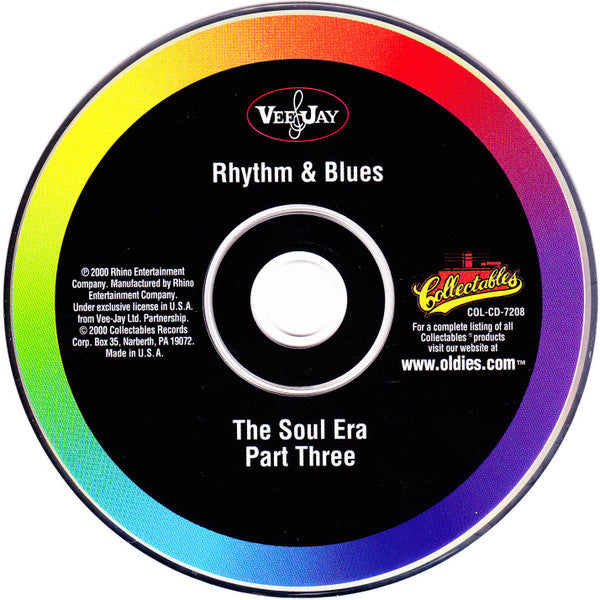 Various : Vee Jay Rhythm & Blues - The Soul Era Part Three (CD, Comp)