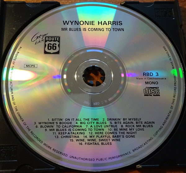Wynonie Harris : Mr Blues Is Coming To Town (CD, Comp, Mono)