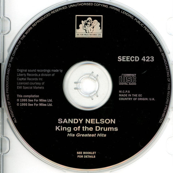 Sandy Nelson : King Of The Drums: His Greatest Hits (CD, Comp)