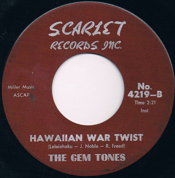 The Gem Tones : The Golden Arm (With A Twist Beat) (7")