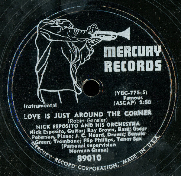 Nick Esposito (2) : Empty Ballroom Blues / Love Is Just Around The Corner (10")