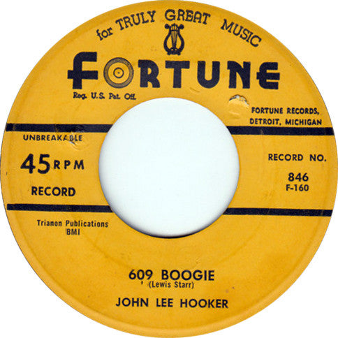 John Lee Hooker : 609 Boogie (7")