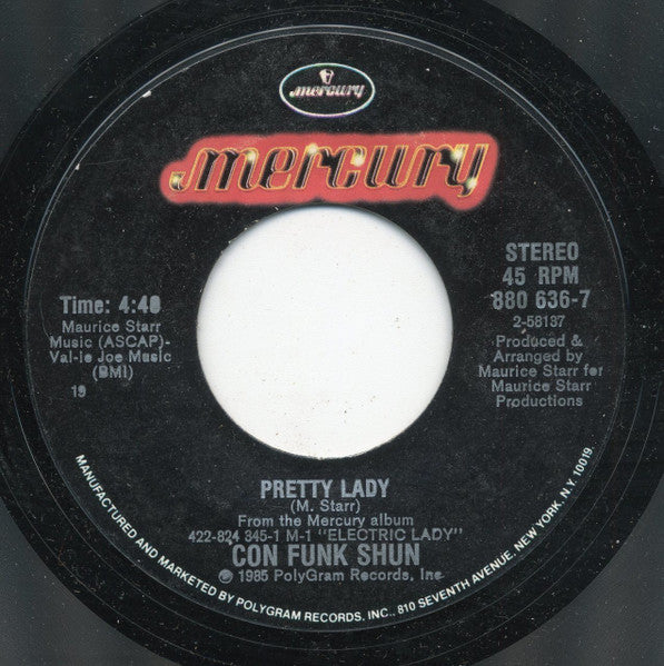 Con Funk Shun : Electric Lady (7", Single, Styrene, 19)