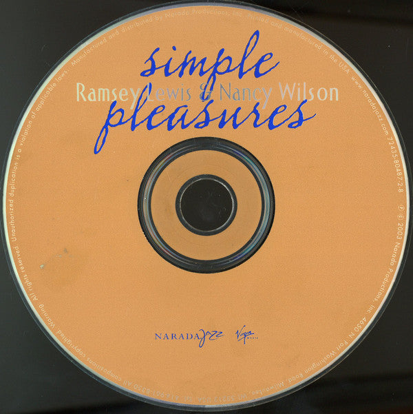 Ramsey Lewis & Nancy Wilson : Simple Pleasures (CD, Album)