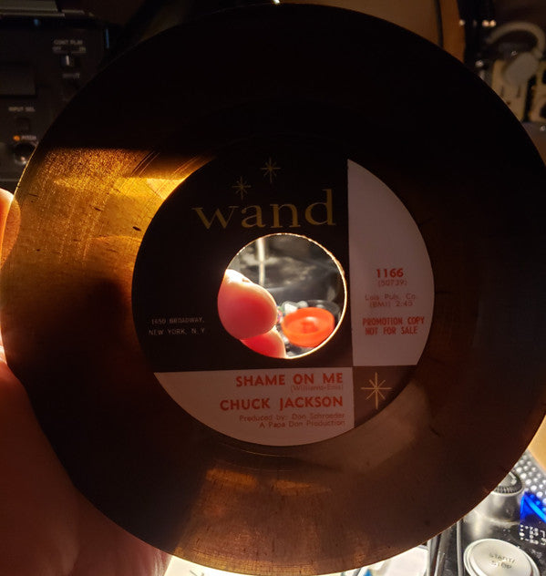 Chuck Jackson : Shame On Me / Candy (7", Promo, Bro)