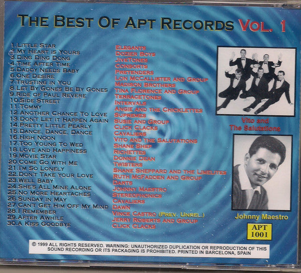 Various : The Best Of Apt Records Vol. 1 (CD, Comp)