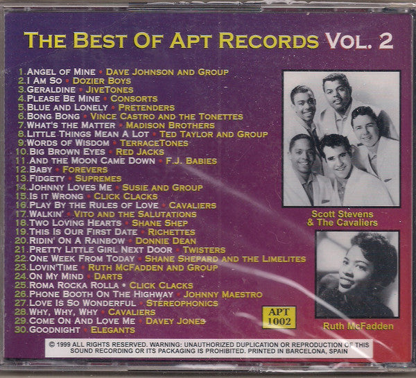 Various : The Best Of Apt Records Vol.2 (CD, Comp)