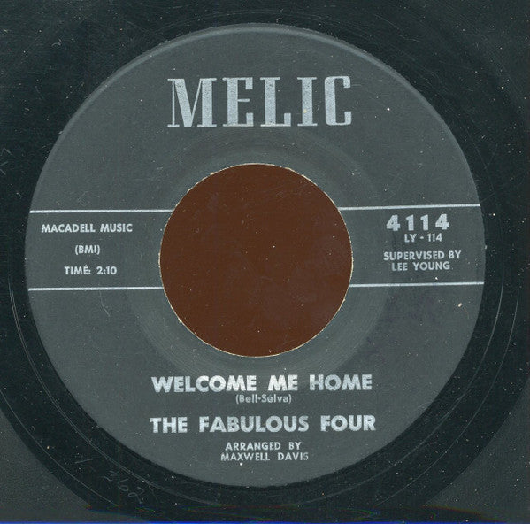The Fabulous Four : Oop-Shoobie-Doop Bam-A-Lam / Welcome Me Home (7")