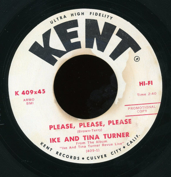 Ike & Tina Turner : Am I A Fool In Love / Please, Please, Please (7", Promo)