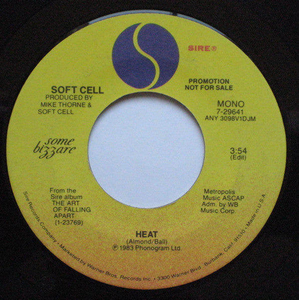Soft Cell : Heat (7", Single, Promo)