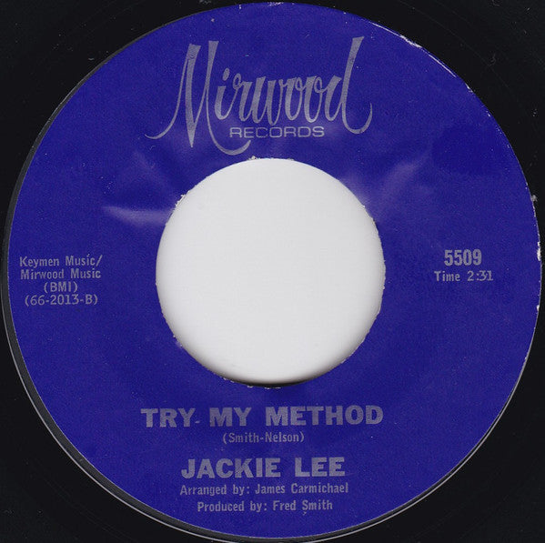 Jackie Lee : Your P-E-R-S-O-N-A-L-I-T-Y / Try My Method (7", Single, Styrene, Pit)