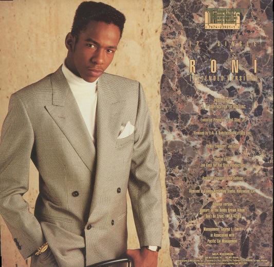 Bobby Brown : Roni (Extended Version) (12", Single, Glo)