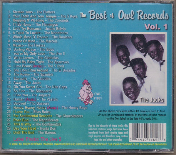 Various : The Best Of Owl Records Vol. 1 (CD, Comp)