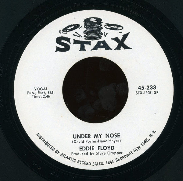 Eddie Floyd : On A Saturday Night / Under My Nose (7", Promo, SP)