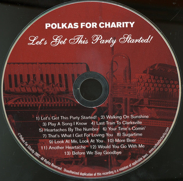 Polkas for Charity : Let's Get This Party Started (CD, Album)
