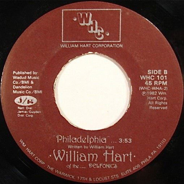 William Hart : Here's To You (7")