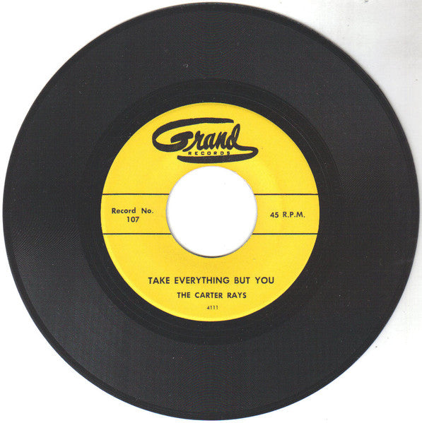 The Carter Rays : Take Everything But You (7", RE)