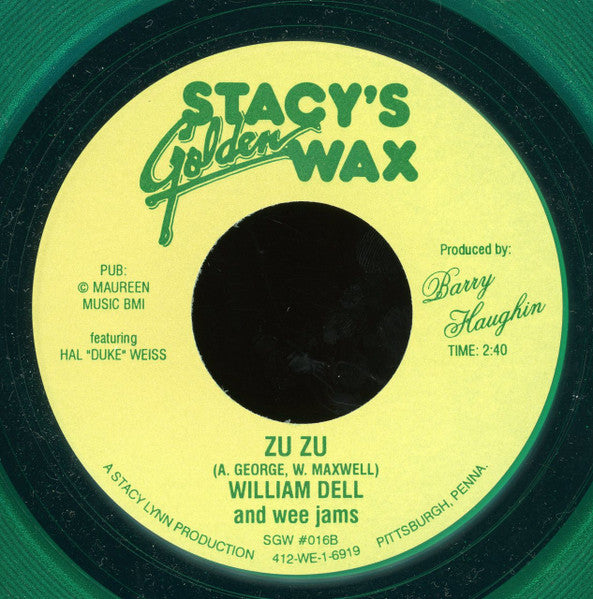 William Dell And Wee Jams : Peepin' Through The Window / Zu Zu (7", Gre)