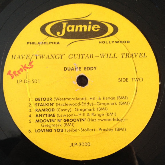 Duane Eddy : Have 'Twangy' Guitar Will Travel (LP, Album, Mono)