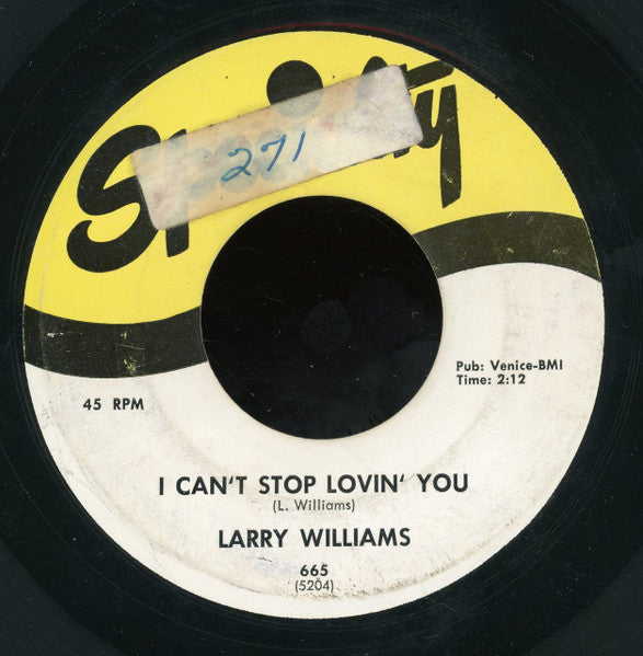 Larry Williams (3) : Steal A Little Kiss (7")