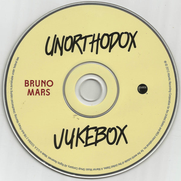 Bruno Mars : Unorthodox Jukebox (CD, Album, PA )