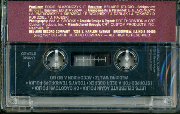 Eddie Blazonczyk's Versatones : Let's Celebrate Again (Cass)