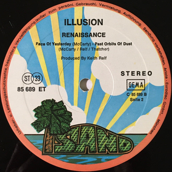 Renaissance (4) : Illusion (LP, Album, RE, Gat)