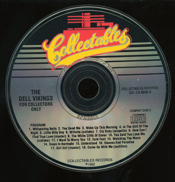 The Dell-Vikings : For Collectors Only (2xCD, Comp)