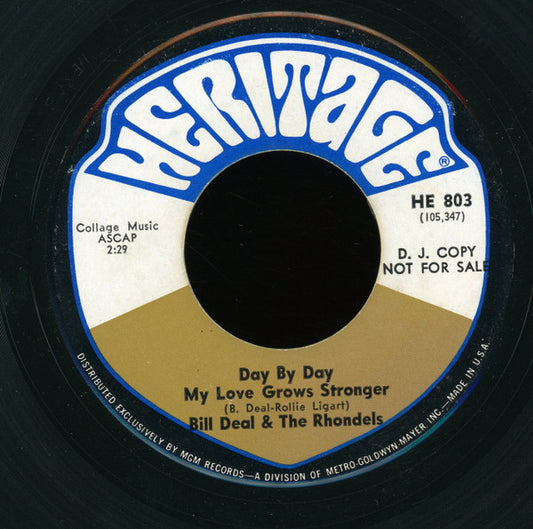 Bill Deal & The Rondells : May I (7", Single, Promo)