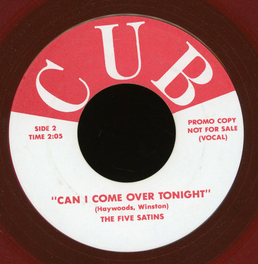 Champion Jack Dupree, The Five Satins : Nasty Boogie Woogie / Can I Come Over Tonight (7", Promo, Unofficial, Red)