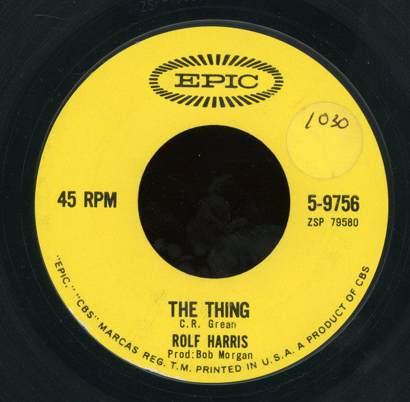 Rolf Harris : Wild Colonial Boy / The Thing (7", Styrene)