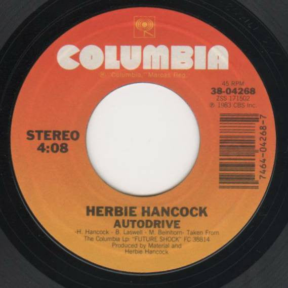 Herbie Hancock : Autodrive (7", Styrene)