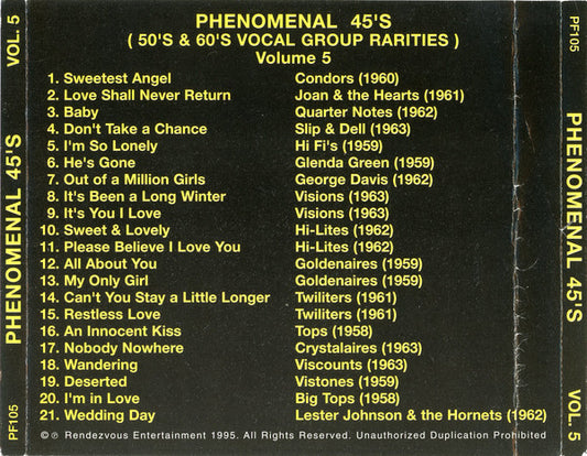 Various : Phenomenal 45's Vol.5 (CD, Comp)