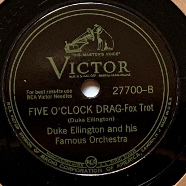 Duke Ellington And His Orchestra : Clementine / Five O'Clock Drag (Shellac, 10", RE, Ind)