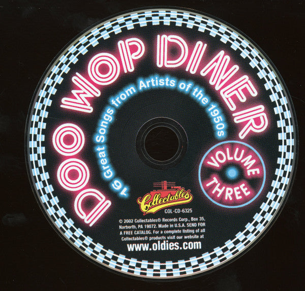 Various : Doo Wop Diner Volume Three (CD, Comp)