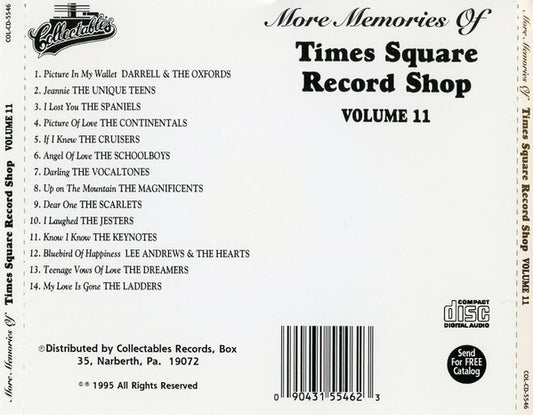 Various : More Memories Of Times Square Record Shop Volume 11 (CD, Comp)