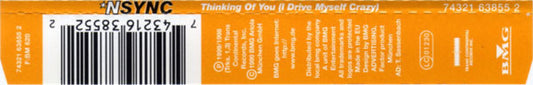 *NSYNC : Thinking Of You (I Drive Myself Crazy) (CD, Maxi)