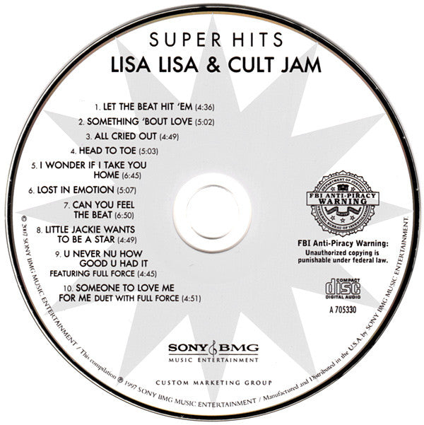 Lisa Lisa & Cult Jam : Super Hits (CD, Comp, RE)