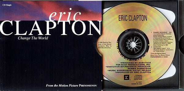 Eric Clapton : Change The World (CD, Single, Sli)
